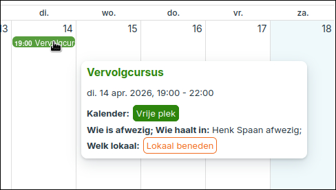 Controleer het resultaat