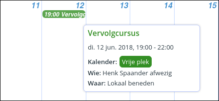 Controleer het resultaat