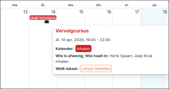 Controleer het resultaat