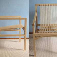 Fauteuil
Uitgevoerd in essenhout door Domien Windt